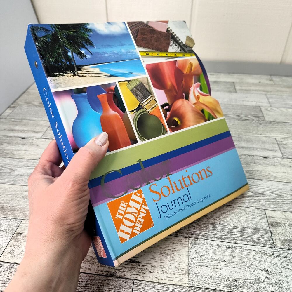 Color Solutions Journal from Home Depot BINDER Home Interior Design‎ Organizer